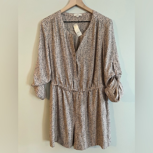 LOFT Pants - NWT Ann Taylor Loft Brown Romper